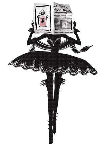 femme la petite robe noire - 免费PNG