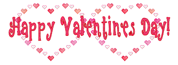 Kaz_Creations Animated Text Happy Valentine's Day Hearts Love - Nemokamas animacinis gif