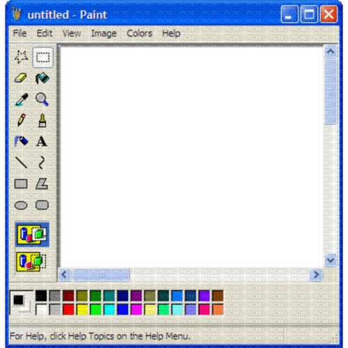 Windows XP paint - PNG gratuit