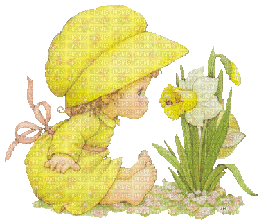 Narcissus -Cat Nitsa Papacon - Бесплатный анимированный гифка