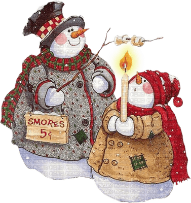 Smores 5 Cents/ Snowmen - 無料png