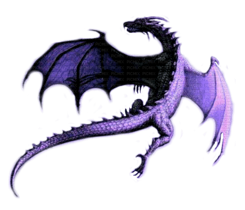 purple dragon by nataliplus - ilmainen png