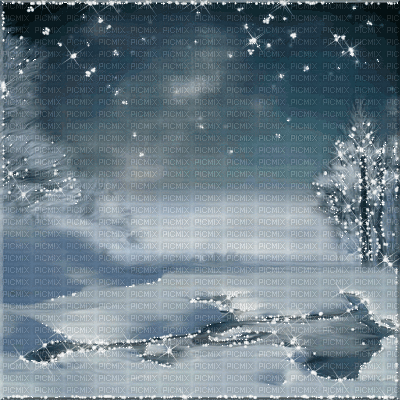 kikkapink winter background animated snow - Zdarma animovaný GIF