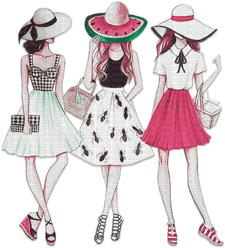 soave woman fashion shopping  pink green - безплатен png