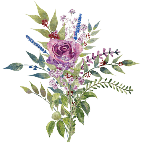 kikkapink purple rose - png grátis