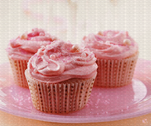 Pink Cupcake - Zdarma animovaný GIF