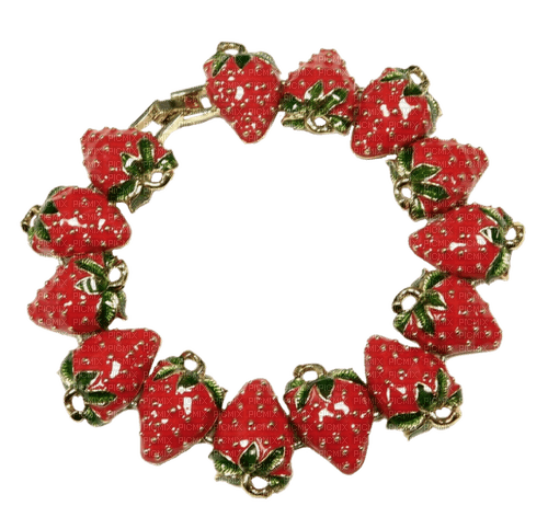 Strawberry bracelet - PNG gratuit