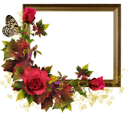 Roses frame - δωρεάν png