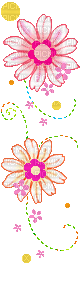 fleurs roses - Darmowy animowany GIF