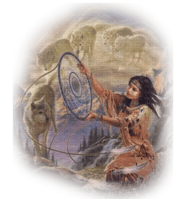 amerindienne femme  fantasy - 免费PNG