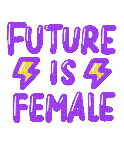 Future is Female - GIF animé gratuit