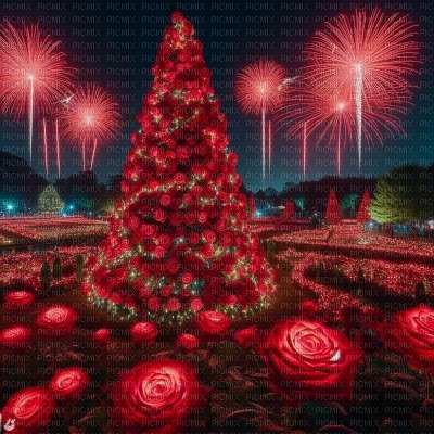 Christmas Roses Background - zadarmo png