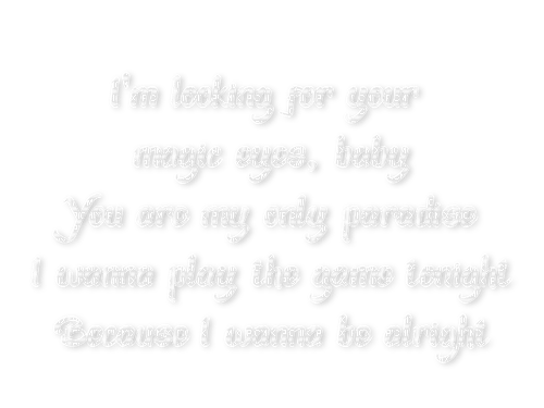 ..:::Text-I'm looking for your magic eyes:::.. - PNG gratuit