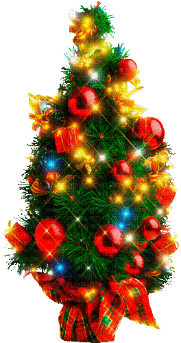 christmas tree by nataliplus - Besplatni animirani GIF