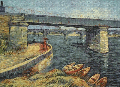 Van Gogh Art - GIF animasi gratis