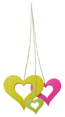 Kaz_Creations Heart Hearts Love Valentine Valentines Dangly Things - Free PNG