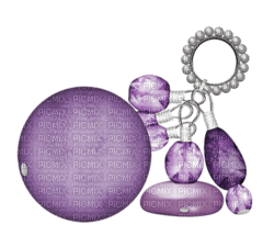 Kaz_Creations Purple Deco Scrap Colours - PNG gratuit