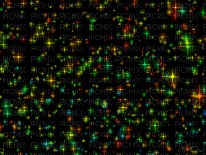 Multi Colored Sparkles Falling - Free animated GIF
