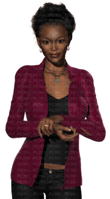 mujer negra by EstrellaCristal - kostenlos png