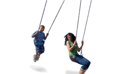 Kaz_Creations Woman Boy Child Mother People Swing - png gratis