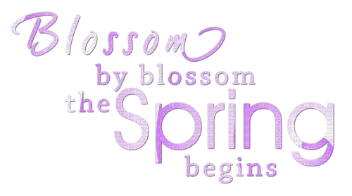 Spring.Text.Purple - png gratuito