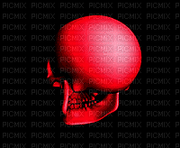 red spinning skull - Besplatni animirani GIF