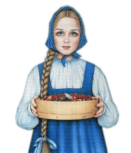 Rena Vintage Russian Girl Mädchen Kind - png gratuito