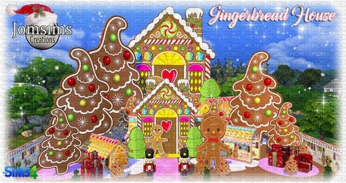 Sims 4 Gingerbread House - png gratis