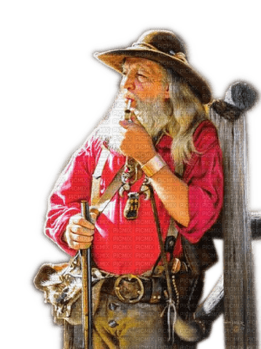 Rena Cowboy Man Mann Vintage Western - png gratuito