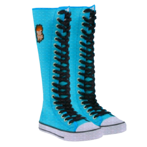 Boots Light Blue - By StormGalaxy05 - nemokama png