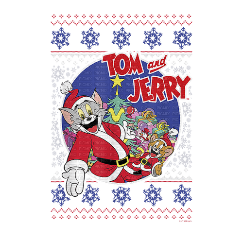 christmas tom jerry - PNG gratuit