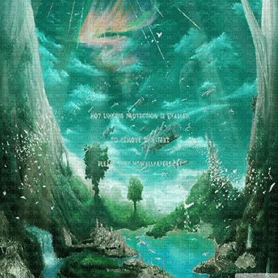 dolceluna background fantasy paradise dream - Gratis animerad GIF