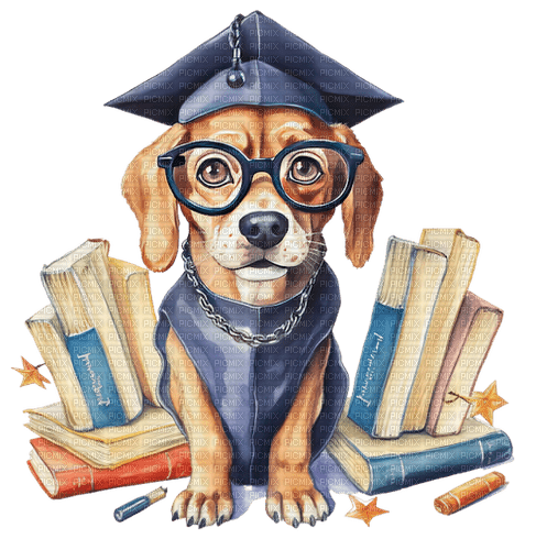 loly33 chien école - Free PNG