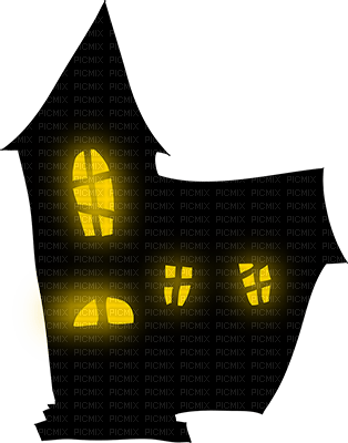 spooky house - zdarma png