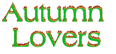 Kaz_Creations Animated Text Autumn Lovers - Ilmainen animoitu GIF