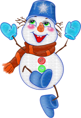 snowman, winter - png gratuito