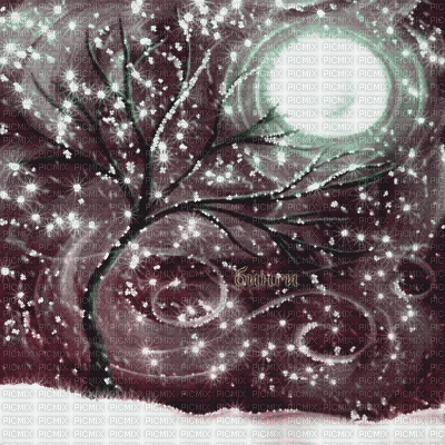 Y.A.M._Art Winter background - Бесплатни анимирани ГИФ