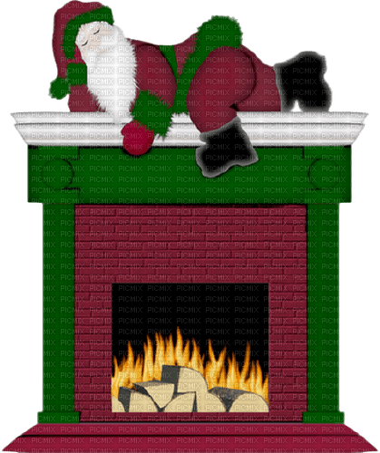Kaz_Creations Christmas-Fire - png gratis