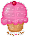 cupcake rose - GIF animado grátis