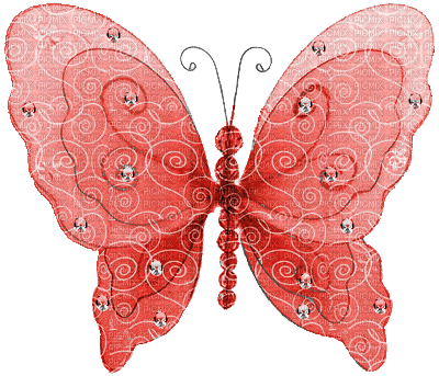kikkapink scrap deco valentine butterfly - PNG gratuit