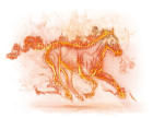 Kaz_Creations Fire Flames Horse - Free PNG