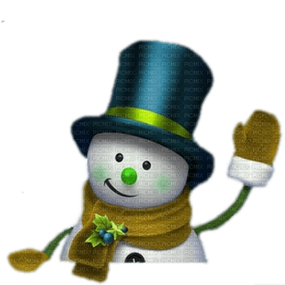 snowman with hat minou52 - ücretsiz png