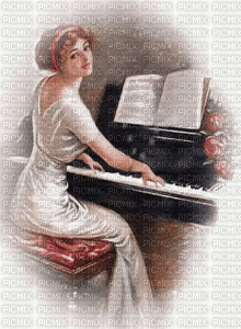 pianiste - Ingyenes animált GIF