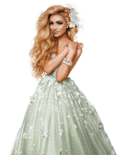 woman fashion white dress - фрее пнг