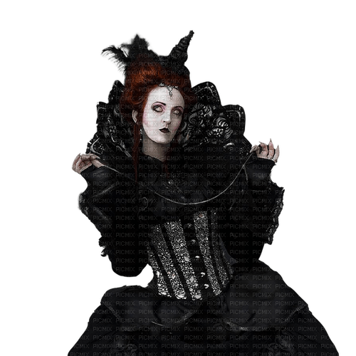 dolceluna gothic woman - png gratuito