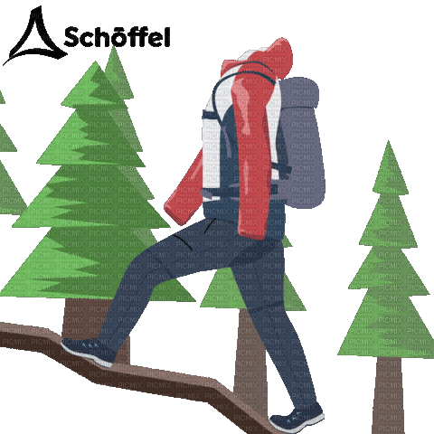 Forest Mountain - Animovaný GIF zadarmo