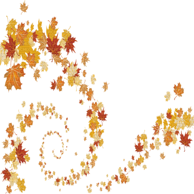 automne leaves deco border - png gratis