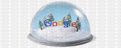 Christmas ornament glass ball of Google™_ Team - Free animated GIF