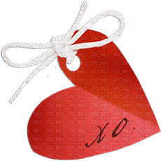 soave deco valentine heart bow scrap - PNG gratuit