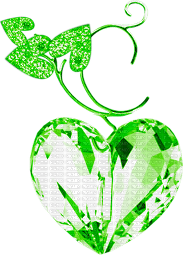 Hearts.Green - PNG gratuit